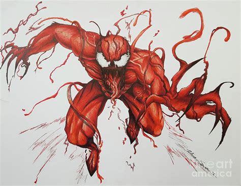 Carnage Drawing By Rhiannon Smith