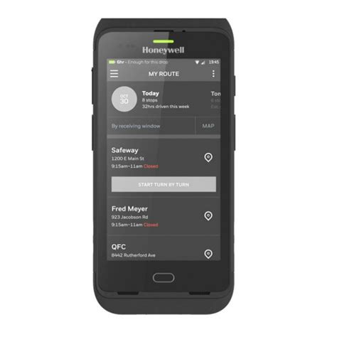 Smartphone Honeywell Ct40 5 Android Standard Range Imager Wwan 2gb32gb