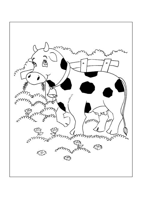 Desenhos Para Imprimir E Colorir De Vacas