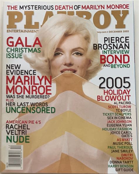Playboy Magazine Marilyn Monroe December Etsy