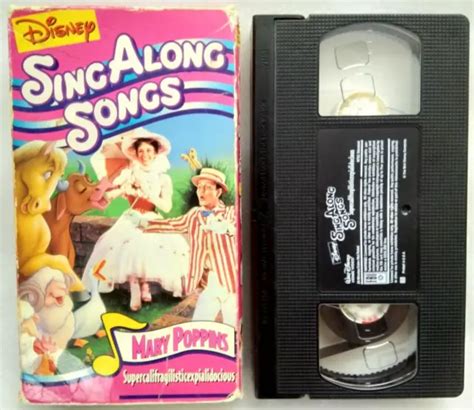 Vhs Disneys Sing Along Songs Mary Poppins I Love To Laugh Volume 9
