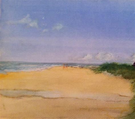 Old Hunstanton Beach Painting By Michelle Deyna Hayward Fine Art America