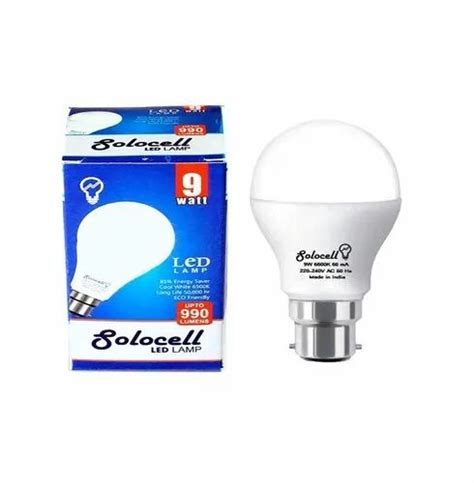 Aluminum Round Solocell Tm Led Bulb Base Type B22 At Rs 70piece In