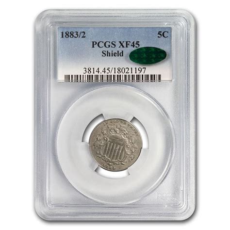 Buy 18832 Shield Nickel Xf 45 Pcgs Cac Apmex