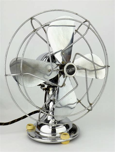 All Chrome 10 Eskimo Oscillating Fan Antique Fan Supply Co