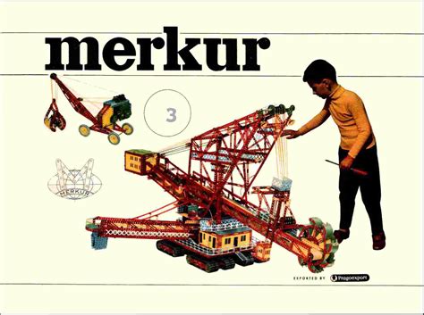 Merkur je značka kovových stavebnic, vláčků. Merkur nejlepší česká stavebnice