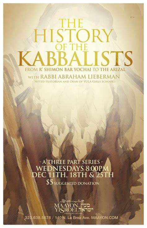 The History Of The Kabbalists â€ Part 1 Maayon Yisroel