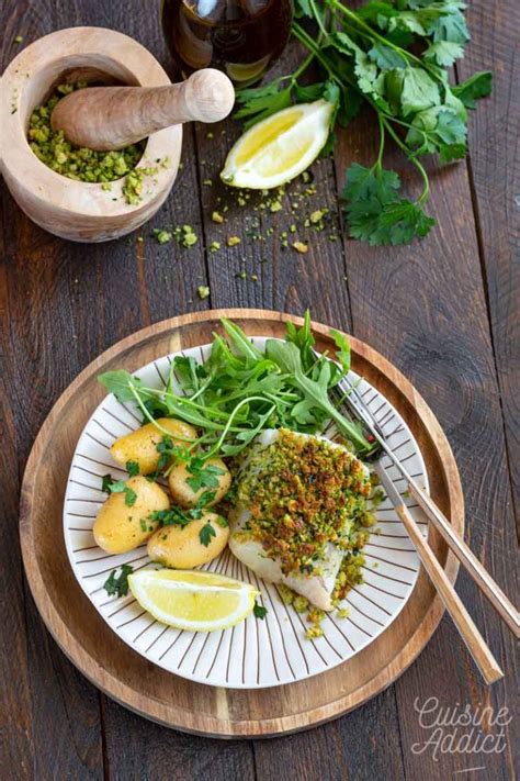 Cabillaud en croûte dherbes et noisettes