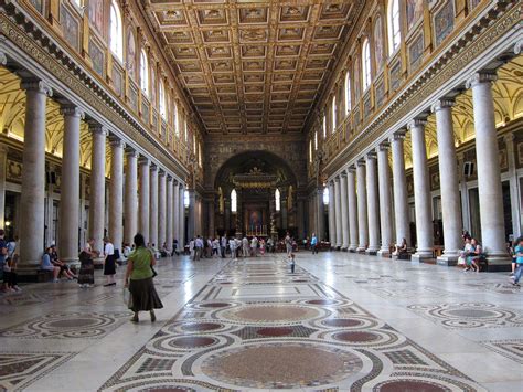 Nave, Sta. Maria Maggiore. Rome #architecture #design Roman