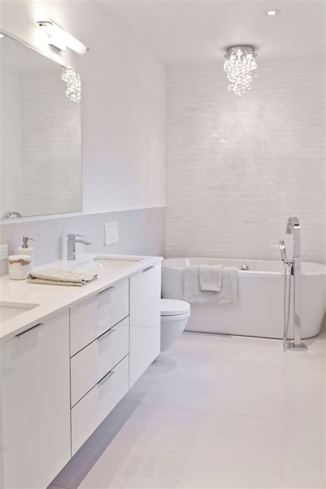 Check out our galleries of various room, style and trend room scenes for inspiration on your upcoming project. 20 Flawless All White Bathroom Designs