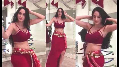 Nora Fatehi Doing Sexy Belly Dance Warm Up Trending Norafatehi