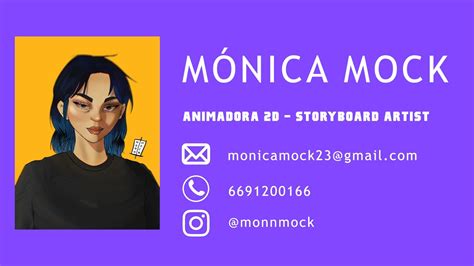 2d Animation Demo Reel 2023 Monicamock Youtube