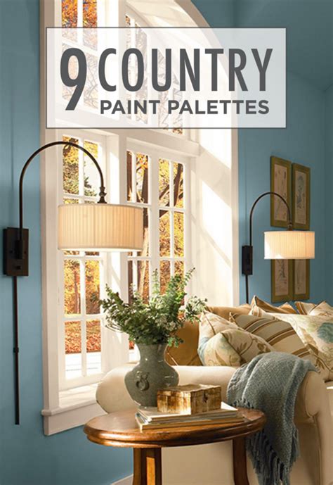 Over time, the aesthetic has shifted. These 9 country paint palettes, featuring cozy color ...