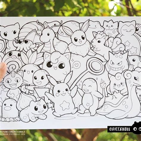 Inktober Day 11 Pokémon Inktober2016 Doodle Coloring Page Cute