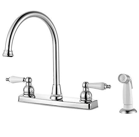 Buy online & pickup today. Polished Chrome Henlow 2-Handle Kitchen Faucet - F-036 ...