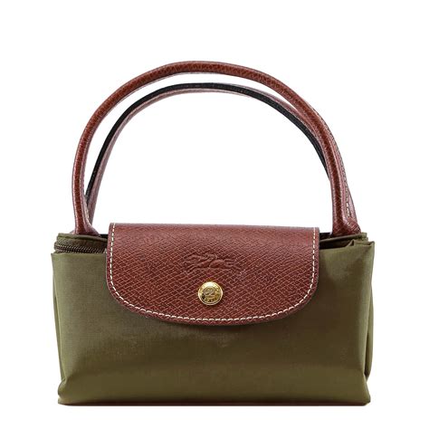 Longchamp Le Pliage Top Handle Tote Bag In Green | ModeSens