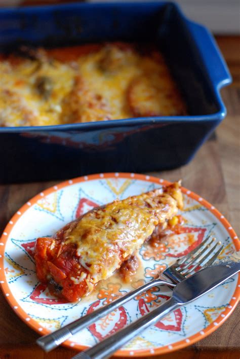 Mix together the cheeses setting aside 1/2 cup cheese for the topping. Chile Relleno Casserole