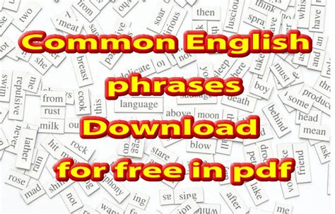 1000 Most Common English Phrases Centurymultifiles