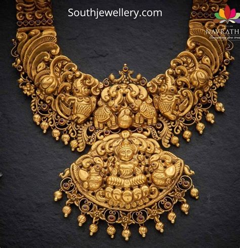Antique Gold Deep Nakshi Work Haram Photo Mens Bracelet Gold Jewelry