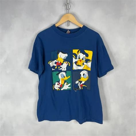 Vintage Donald Duck Looney Tunes 90s Hip Hip T Shirt Single Stitch Sz
