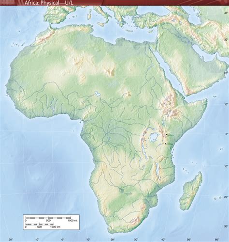 Abeka World Geography Physical Map Of Africa Diagram Quizlet