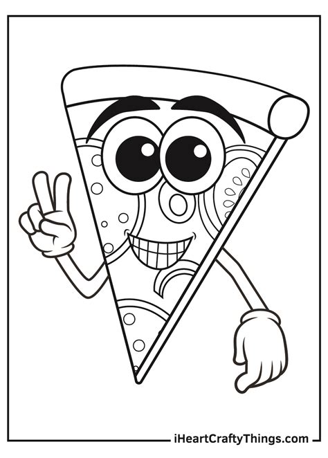 Pizza Adult Coloring Pages Coloring Pages