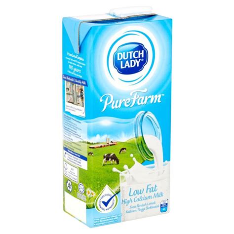 Clearly, the company wants to drive the message of 'freshness' to malaysian consumers. Dutch Lady Pure Farm Low Fat High Calcium Milk 1L - DeGrocery