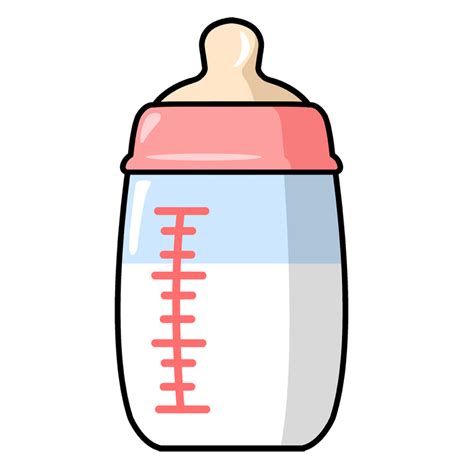 Pink Baby Bottle Clip Art Clipart Best