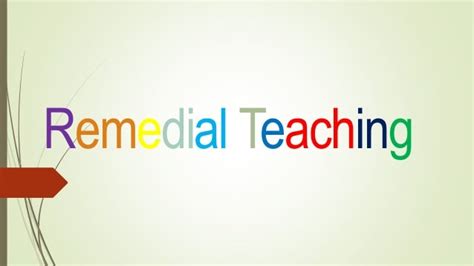 Remedial Teaching