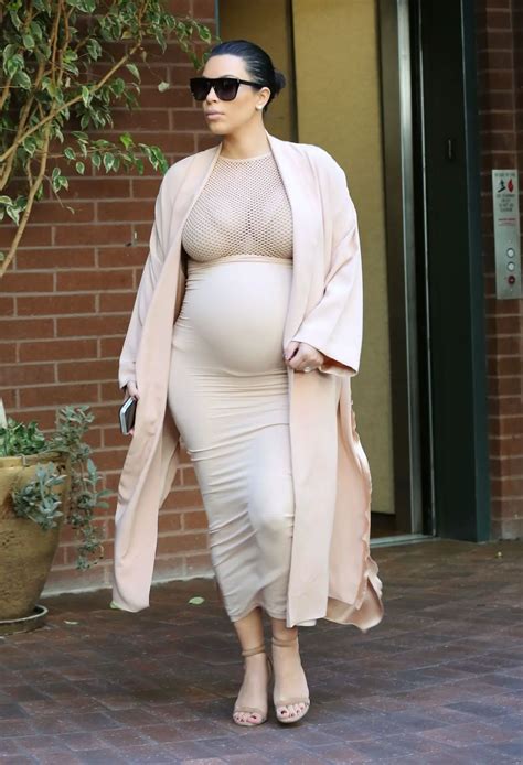 Pregnant KIM KARDASHIAN Out In Beverly Hills 09 27 2015 HawtCelebs