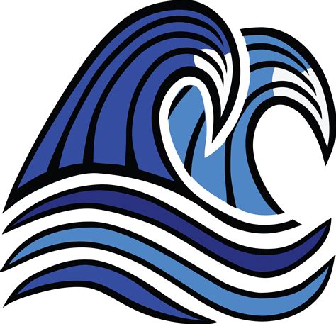 Dannyunderwater Icons Ocean Wave Blue Wave Clipart Full Size Images