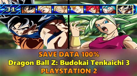 Save Data 100 De Dragon Ball Z Budokai Tenkaichi 3 Ps2 Desbloqueado