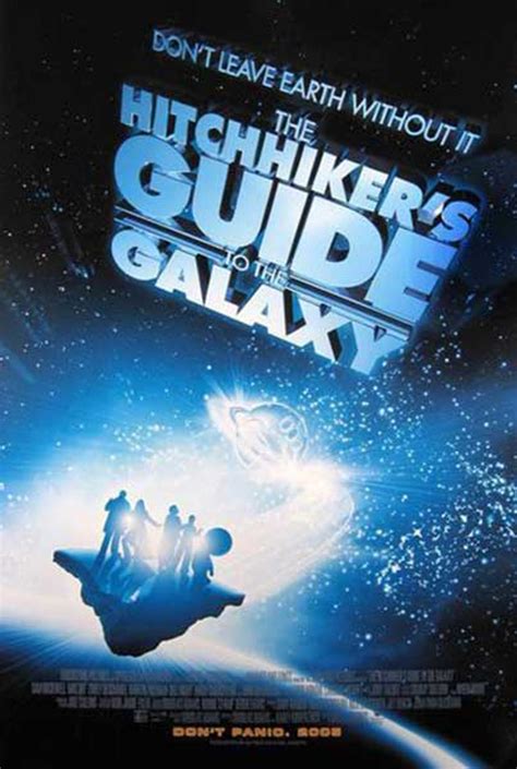 The Hitchhikers Guide To The Galaxy Original Movie Poster Double Sided International