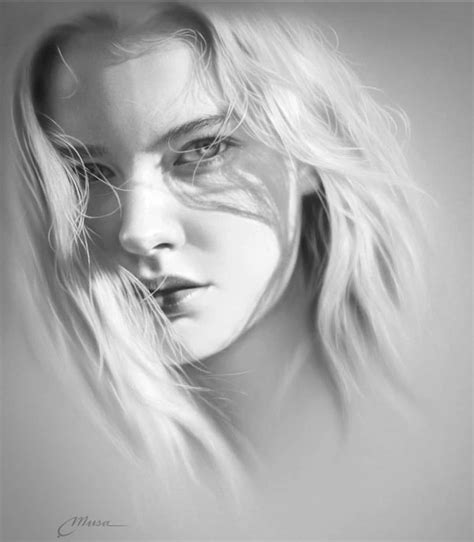 Realistic Pencil Portrait Drawings By Musa Çelik Artmusacelik On