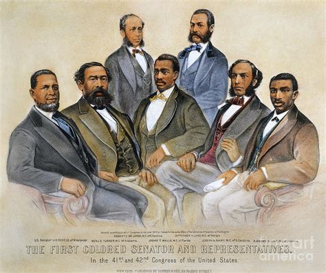 Black Senators 1872 Photograph By Granger Fine Art America