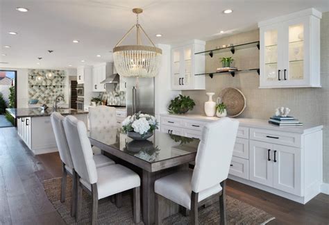 4k 5k Interior Design Kitchen Table Chairs Chandelier Hd