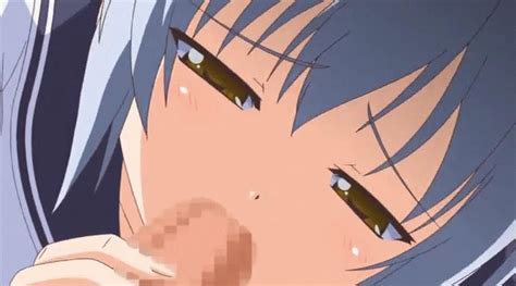 Kizaki Hyouka Papa Love Poro Animated Animated  10s Blue Hair Censored Fellatio Oral