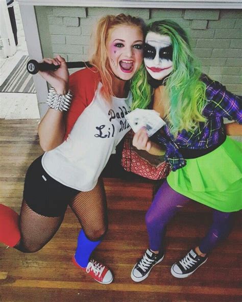 Harley Quinn And The Joker Diy Costumes Best Friend Costumes