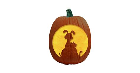 Friends Furever - Pumpkin Carving Pattern | Pumpkin ...