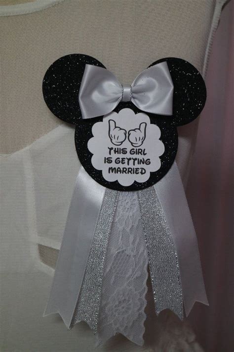 Disney Bridal Shower Decorations Bride To Be Pin Bride To Be Corsage