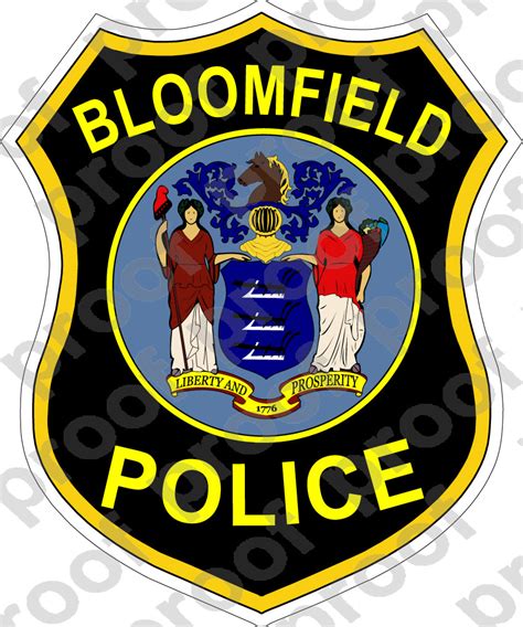 Sticker Bloomfield Police Mc Graphic Decals