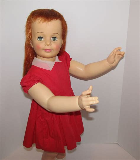 vintage doll ideal patti playpal carrot top 35” walker no cracks original 1960s ebay