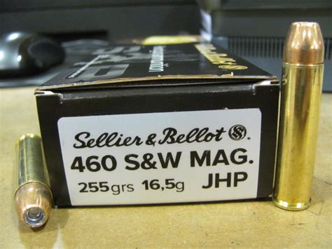 20 Round Box 460 Sw Mag 255 Grain Jhp Ammo By Sellier Bellot
