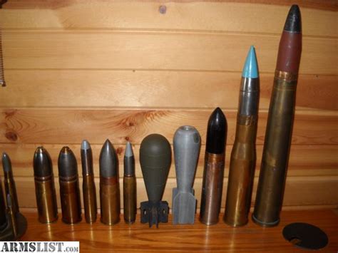 Armslist For Sale 11 Pieces Artillery Shells Older