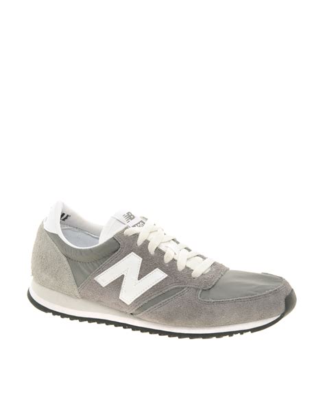 New Balance 420 Grey Vintage Trainers In Gray Lyst