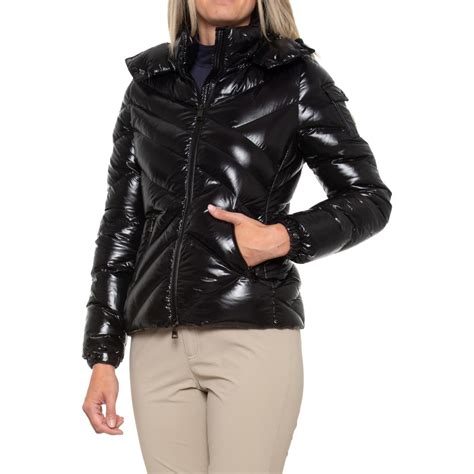 moncler shiny down puffer jacket for women save 51