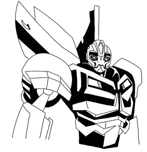 Bumblebee Free Printable Transformer Coloring Pages Transformers