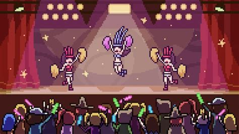 Premium Vector Pixel Art Scene Dance Concert