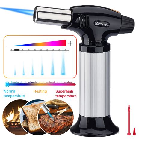 Culinary Butane Torch Lighters Kitchen Blow Torch for Cooking with