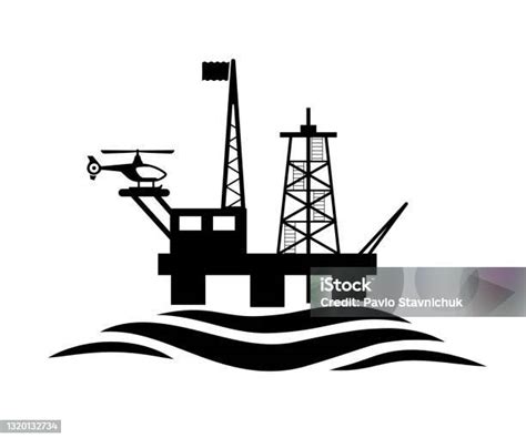石油リグアイコンオフショア石油リグプラットフォームサイン ストックベクトル アイコンのベクターアート素材や画像を多数ご用意 アイコン 海上プラットフォーム イラストレーション